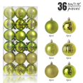 thumbnail image 2 of Christmas Ornaments 36-Pack Christmas Ball Ornaments With Strings  Shatterproof Plastic Christmas Bulbs  Hanging Decorations For  Tree  Holiday  Wedding  Party, 2 of 6