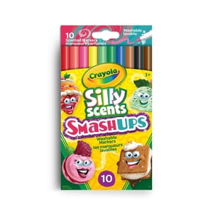 Marqueurs minces lavables Smash-UpsTM, Silly Scents 10 Nombre