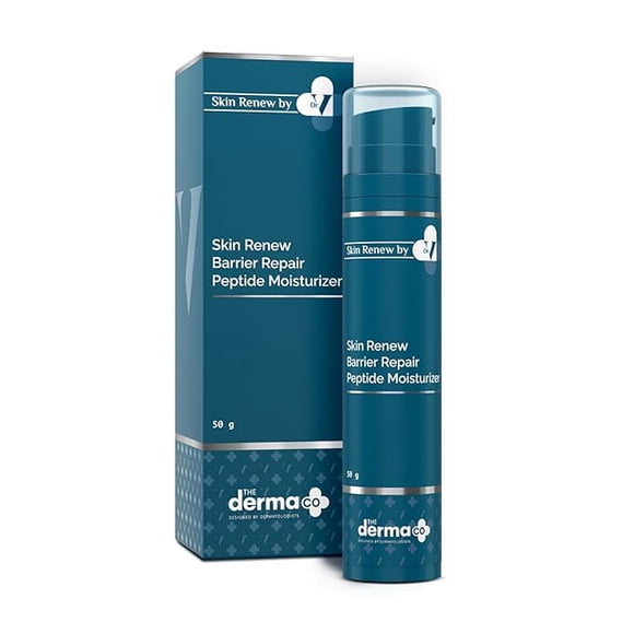 The Derma Co. x Dr.V Skin Renew Hydratant Peptidique pour Réparer la Barrière - Peptide et Vitamine C - 50 ml