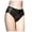 Black, variant on Gubotare Womens Underwear Seamless High Waist Women's Brief Panties, Silky Stretch & Satin Trim (Pink,XL)
