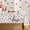 White, variant on Valentine''s Day Tablecloth 60×84 Inch Rectangle, Mini Love Hearts White Washable Table Cover for Party Picnic Dinner Decor