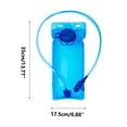 thumbnail image 3 of Mefallenssiah Sac d'Hydratation 2 Litres, Sac d'Hydratation Étanche Sans Bpa Réservoir de Bpa de Remplacement Sac à Dos Sac d'Hydratation 2 Litres avec Manchon Isolant, Parfait pour la Randonnée et le Camping, 3 of 9