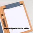 thumbnail image 4 of Yhmxh Office Supplies Office Desk Accessories Office Organizer Desk Organizers Multi-function Business Folder Leather Manager Splint Magnet Contract Folder Business Contract Book, 4 of 6