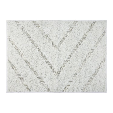Mainstays Marbled V 2 Piece Bath Rug Set 17"x24" / 20"x30"