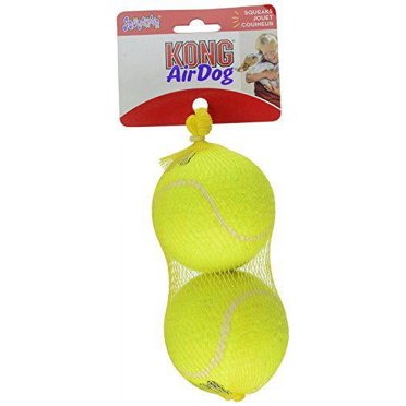 CHUANK air dog squeakair dog toy tennis balls  large 2-balls