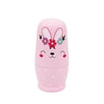 thumbnail image 2 of LSLJS Russian Nesting Dolls Easter Five Layer Robbit Set Crafts Children's Day Easter Gift Gift Toys, Easter Gifts Easter Decorations, 2 of 6