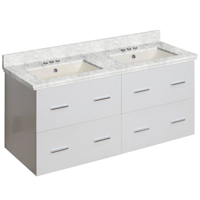 Imaginations Américaines 47,5 pouces W Vanity Set Blanc