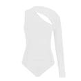 thumbnail image 1 of Mefallenssiah Justaucorps pour Femme, Mode, Aguichant, Dos Ouvert, Tour de Cou, une Épaule, Manche, 1 of 4