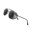 thumbnail image 4 of Steampunk Sunglasses Metal Frame Side Gothic Glasses for Women Red, 4 of 7