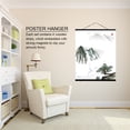 thumbnail image 2 of Keenso DIY Poster Scroll Poster Hanger, Wooden Photo Frame, Fabric For Prints For Photo, 2 of 8