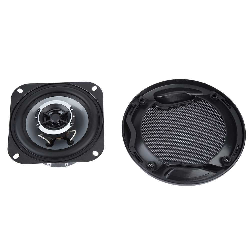 LAFGUR 2X Car Audio Speaker 4inch 2 Way 250W Front Rear Coaxial Audio Speaker