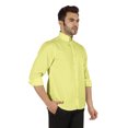 thumbnail image 3 of Bestman Formal Front Button Placket Solid Shirts For Mens Long Sleeve Regular Fit Shirt, 3 of 7
