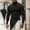 C01noir, variante sur LNWUY Chandail de Base à Col Montant Mi-Haut pour Homme, Élastique, Sport, Ajusté, Chandail à Manches Longues Fendu, Chandails à Enfiler, Haut Noir G