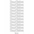 thumbnail image 2 of Starform SILVER N372 LG MERRY CHRISTMAS Stickers Peel Outline, 2 of 3