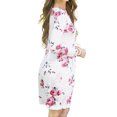 thumbnail image 1 of Matchstick Women's Floral Printed Long Sleeve Midi Dress, 1 of 5