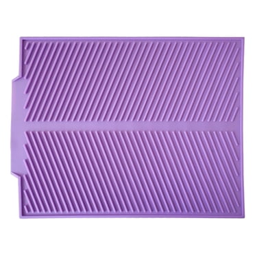 Dish Mat Drying Kitchen Mat Large Dish Drying Mat Silicone Large 16 X 13 Inch for Kitchen Heat Resistant Counter