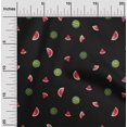 thumbnail image 1 of oneOone Coton Biologique Voile Tissu Pastèque Fruit Imprimé 1 Yard 42 Inch Wide, 1 of 1