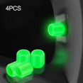 thumbnail image 2 of 4PCS Universal Fluorescent Car Tire Valve Cap Luminous Bike Tire Valve Stem Cap, 2 of 10