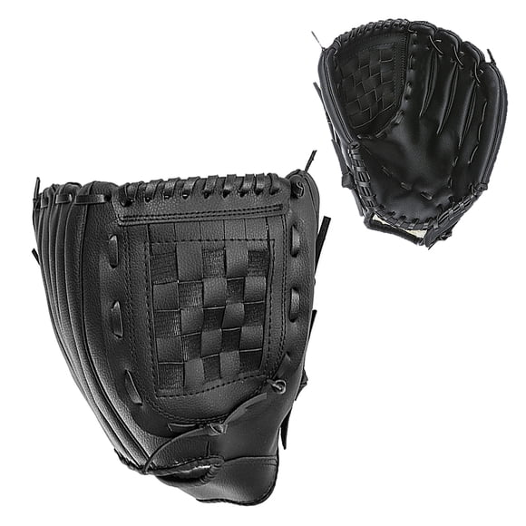 10.5 Inch Outdoor Sports Baseball Gloves Practice Equipment Thickened Infielder Pitcher Baseball Gloves for Adults, Teens and Kids