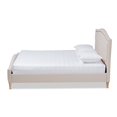 thumbnail image 2 of Baxton Studio Felisa Upholstered Wood Queen Platform Bed in Beige, 2 of 8