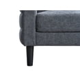thumbnail image 3 of K-Living Brayden 3-Piece Upholstered Sofa Set for Living Room in Charcoal Grey, 3 of 7
