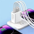 thumbnail image 2 of UsRHHA 2 in 1 GaN Charger, 120W Fast Charger Module with 4 Ports, Portable Wall Plug for Phone Tablet Laptop Travel, 2 of 5