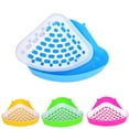 thumbnail image 2 of fastboy Multi-colors Geometric Shaped Pet Potty Toilet Corner Bedding Box Small Animal Universal Plastic Toilet, 2 of 9