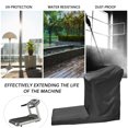 thumbnail image 2 of Tignapoo Durable Black Waterproof and Dustproof Treadmill Cover for Outdoor and Home Use, 210D Oxford Fabric, Size L 206x94x170cm, Extends Machine Life with Silver Coating Protection, 2 of 7