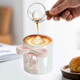 thumbnail image 3 of Charming Ribbon Cup Hand Pinched Bow Coffee Cup Bow Cup, 3 of 3
