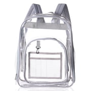 Transparent backpack heavy duty school bag ladies transparent large backpack
