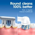 thumbnail image 3 of Oral B Pro Clean Battery Toothbrush, Sensitive Clean - White, with Brush Head, Built-in Timer and batteries included, 3 of 18