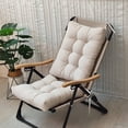 thumbnail image 2 of Feltree Thickened Suede Folding Cushion 2-Piece Set for Chair Recliner and Rocking Chair - Comfortable Support with Easy Clean Home Decor, 2 of 8
