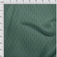 thumbnail image 3 of oneOone Cotton Poplin Fabric Leaves & Floral Block Print Fabric BTY 56 Inch Wide, 3 of 4