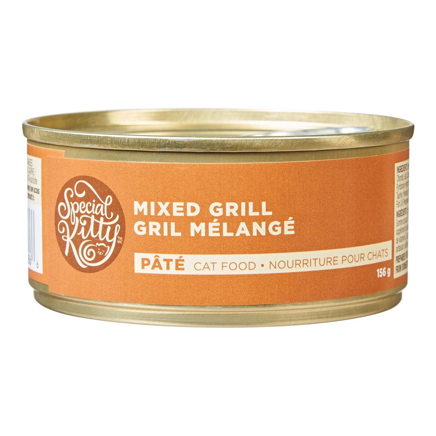Special Kitty Mixed Grill Pate Wet Cat Food, 156 G Can
