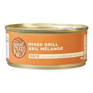 Special Kitty Mixed Grill Pate humide Cat Food, 156 G Can