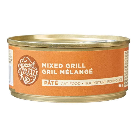 Special Kitty Mixed Grill Pate Wet Cat Food, 156 G Can