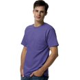 thumbnail image 1 of Hanes TAGLESS Men`s Pocket T-Shirt, S, Purple, 1 of 1