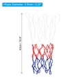 thumbnail image 2 of Unique Bargains 8 Loops PP Mini Basketball Hoop Net Replacement Rim Nets, White Red Blue 6 Pack, 2 of 6