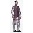 thumbnail image 2 of Atasi Traditional Printed Kurta Churidar Pajama Set With Nehru Jacket For Men, 2 of 5