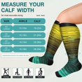 thumbnail image 3 of SUTENGDA 3 Pairs Plus Size Compression Socks for Women Men Wide Calf 20-30 mmHg Extra Large for Circulation Support Recovery XXL, 3 of 10