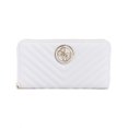 thumbnail image 1 of Guess Women's Blakely Cheque Organizer Wallet - White, 1 of 3