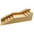 thumbnail image 3 of HILABEE Wooden Fingerboard Ramp Gift for Enthusiasts Ornament Fingerboard Skate Park Style B, 3 of 7
