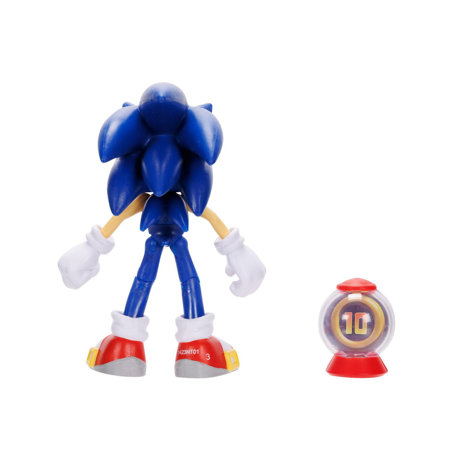 Figurine Sonic de 4 pouces – Sonic avec boite a objet super anneau