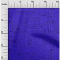 thumbnail image 2 of oneOone Velvet Lime Green Fabric Writing Font Craft Projects Decor Fabric Printed By The Yard 58 Inch Wide, 2 of 5