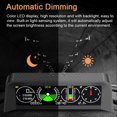 thumbnail image 4 of Compteur de Vitesse Numérique GPS Headup Display LED Inclinomètre Multifonctionnel Angle et Inclinaison avec Vitesse/temps/altitude/rouleau, 4 of 8