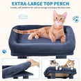 thumbnail image 3 of EDTara 61" Cat Tree Tower, Sturdy Modern Multi-Level Cat Furniture for Maine Coons and Large Indoor Cats With Jumbo Perch, 2 Spacious Condos, Durable Sisal Posts, and Hanging Play Balls, 3 of 7