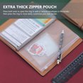 thumbnail image 2 of IFANLANDOR Office Use 50Pcs Waterproof Zipper Pouches for Binder Accessories in Transparent PVC, 2 of 6