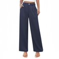 thumbnail image 1 of 6 Month Rompers Softball Girl Girls High Waisted Wide Leg Pants Summer Solid Color Button Down Casual Trousers With Pockets Comfortable And Stylish For Teens And Juniors, 1 of 6