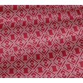 thumbnail image 5 of oneOone Viscose Jersey Fabric Check & Geometric Printed Craft Fabric BTY 60 Inch Wide, 5 of 5