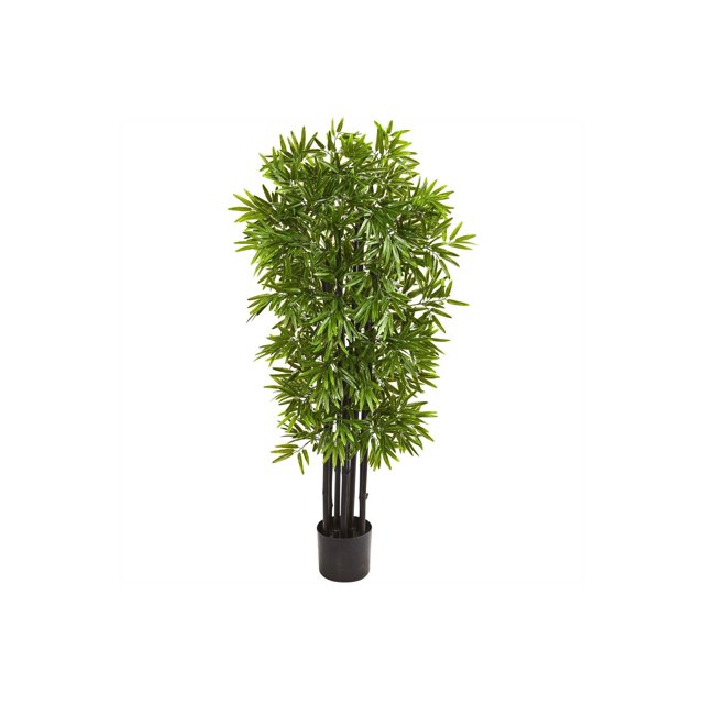 Nearly Natural 9144 51 in. Bamboo Artificial Tree with Black Trunks